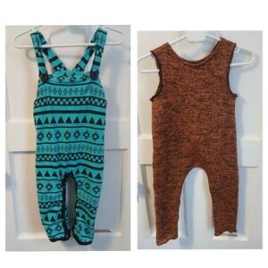 2 12-18 Month Baby Toddler Overall Suit Onesie Romper Style